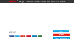 Desktop Screenshot of elenafraga.com